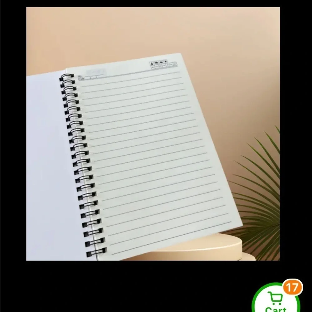 Black Spiral Notebook with Humorous Text - ‘Things I Can’t Say Out Loud’